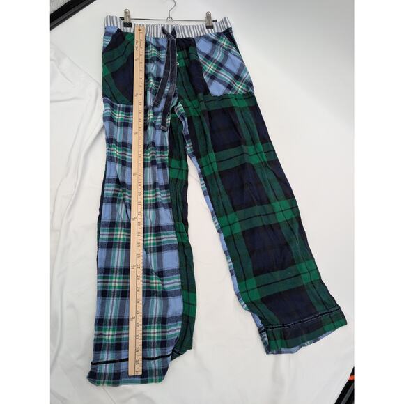 Aerie Lounge Pants Women's Large Patchwork Pockets Flannel Material Sleep Comfy - Picture 4 of 9